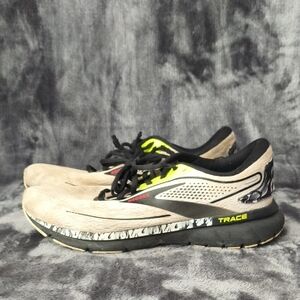 Men's Brooks Trace 2 Running Shoes - Beige and Black 9.5 Hero FIRE DEPT